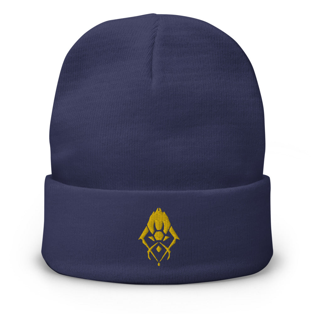 Embroidered Akumi Beanie