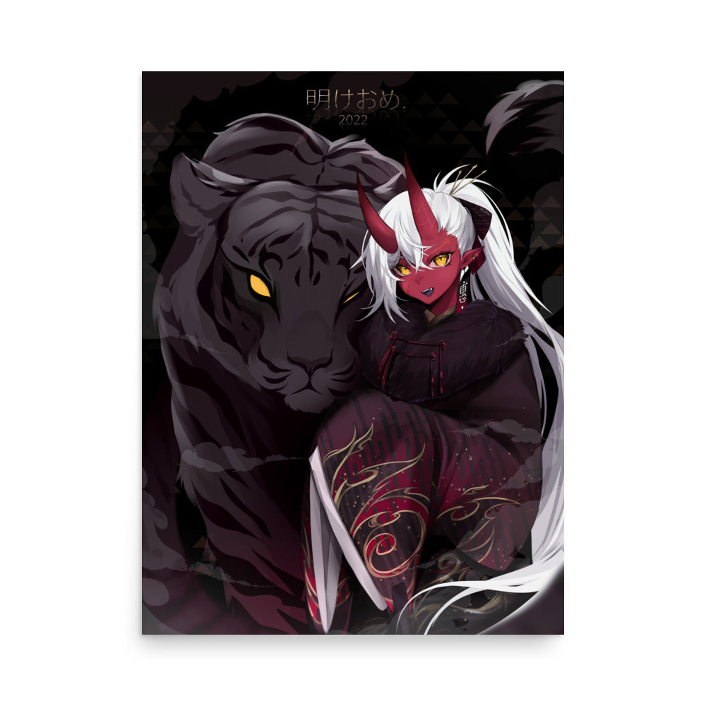 Akumi Poster "Tiger" Glossy