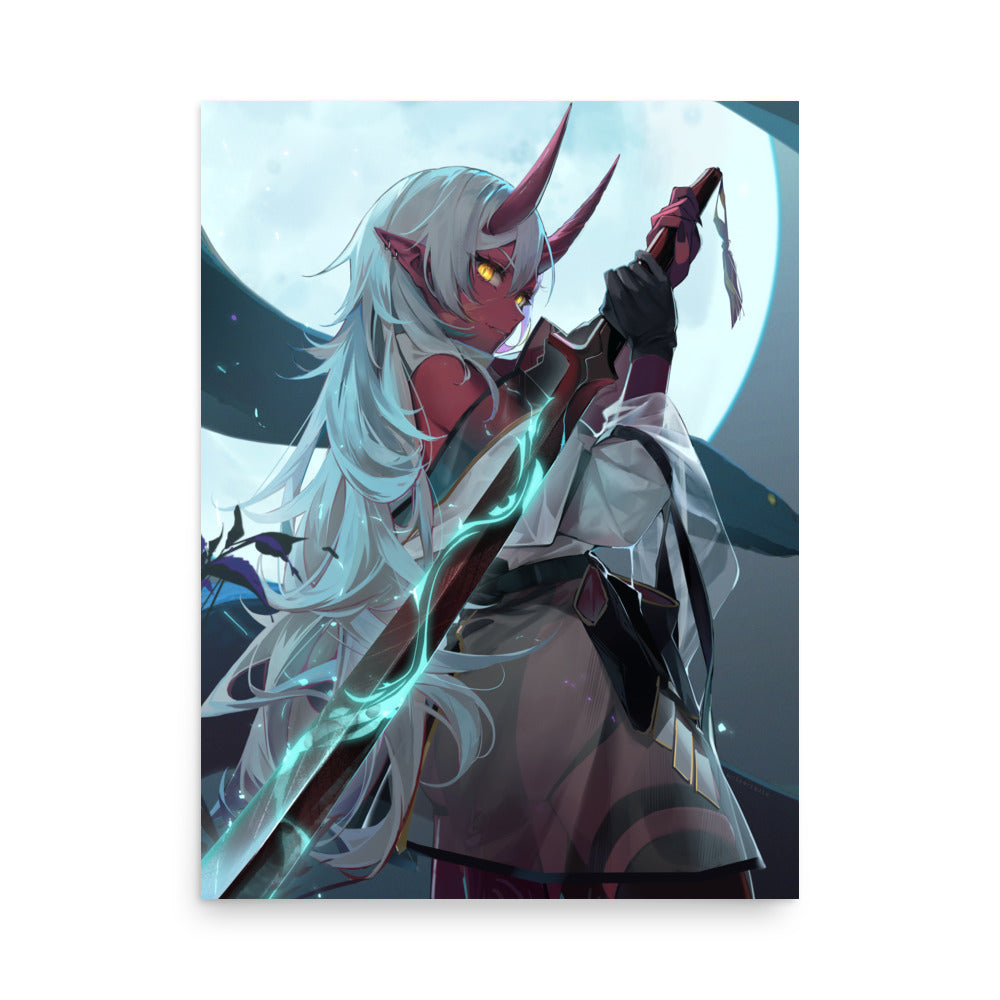 Akumi Poster "Blue Moon"
