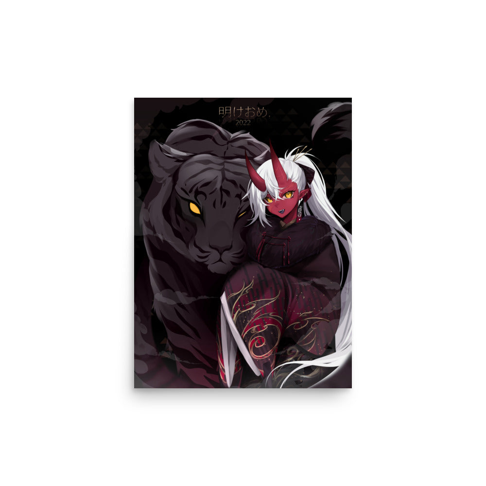 Akumi Poster "Tiger" Glossy