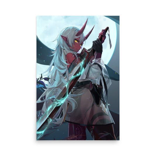 Akumi Poster "Blue Moon"